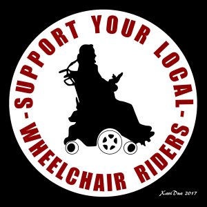 La imagen y el concepto "SUPPORT YOUR wheelchair riders" está bajo una Licencia Creative Commons Atribución-NoComercial-SinDerivar 4.0 Internacional.